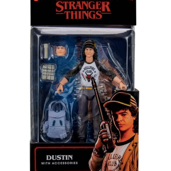 Stranger Things Upside Down: Dustin Henderson Action Figure, Netflix Collection - Picture 1 of 4